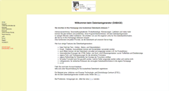 Desktop Screenshot of dabage.de